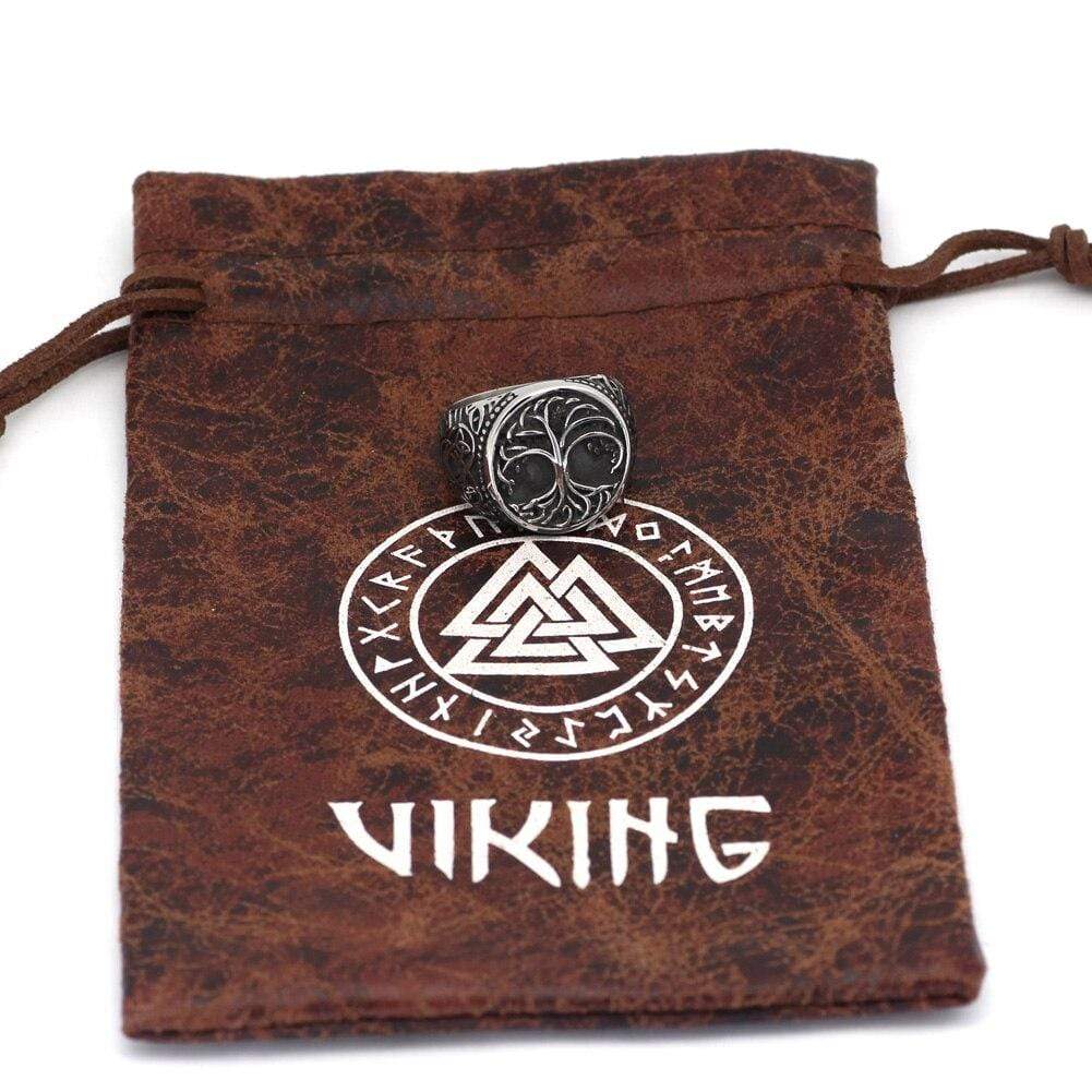 Bague Yggdrasil | Acier Inoxydable-HERITAGE VIKING