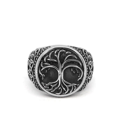 Bague Yggdrasil | Acier Inoxydable-HERITAGE VIKING