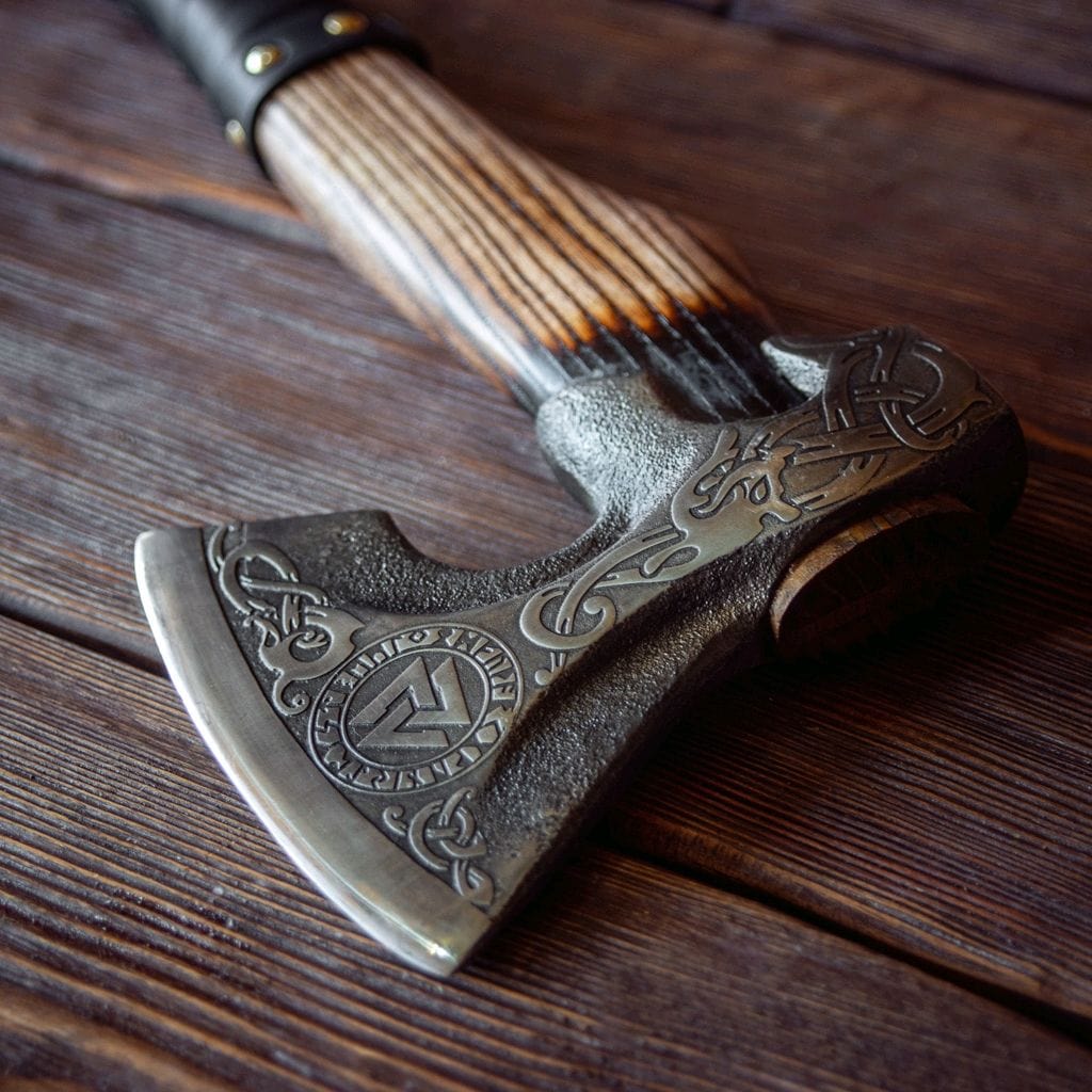 Hache Guerrière Viking - "Foudre d'Odin"-HERITAGE VIKING
