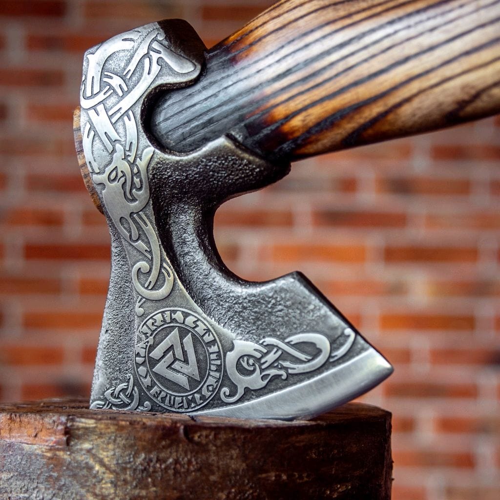 Hache Guerrière Viking - "Foudre d'Odin"-HERITAGE VIKING