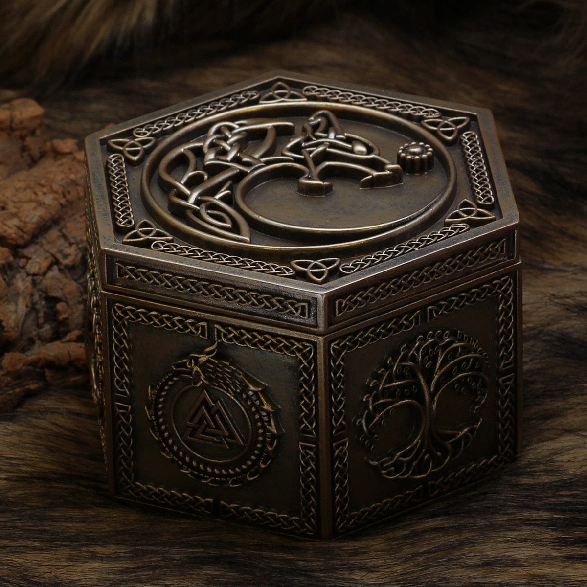 Boite à Bijoux Viking - Fenrir-HERITAGE VIKING