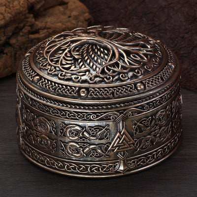 Boite à Bijoux Viking - Yggdrasil-HERITAGE VIKING