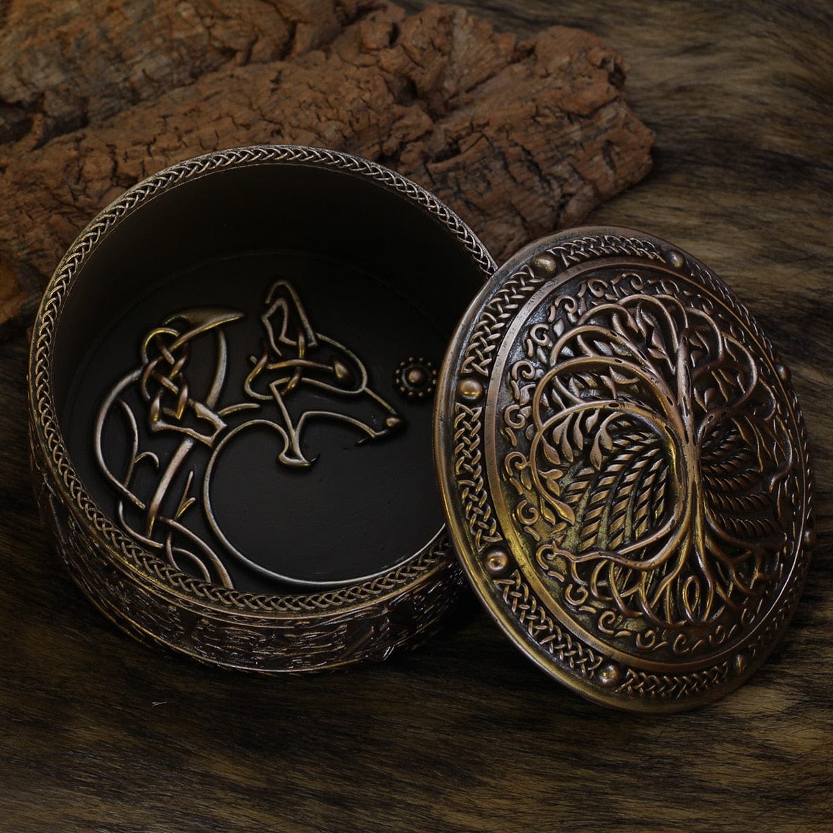 Boite à Bijoux Viking - Yggdrasil-HERITAGE VIKING