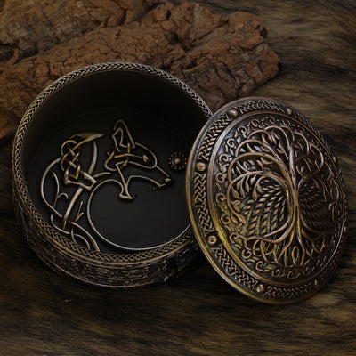 Boite à Bijoux Viking - Yggdrasil-HERITAGE VIKING