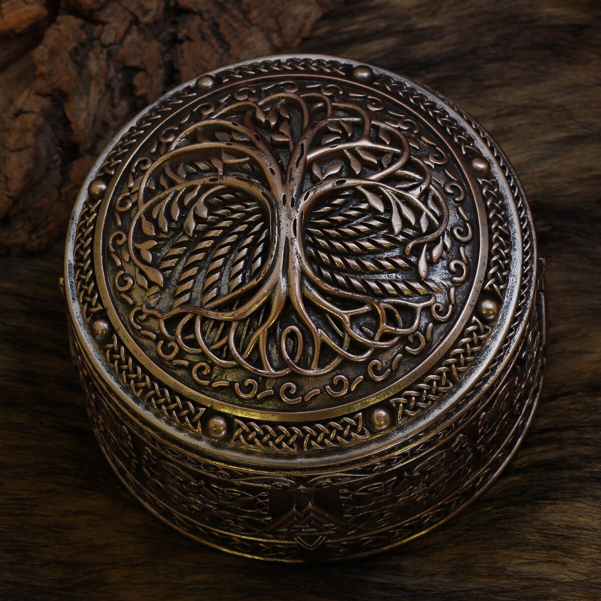 Boite à Bijoux Viking - Yggdrasil-HERITAGE VIKING