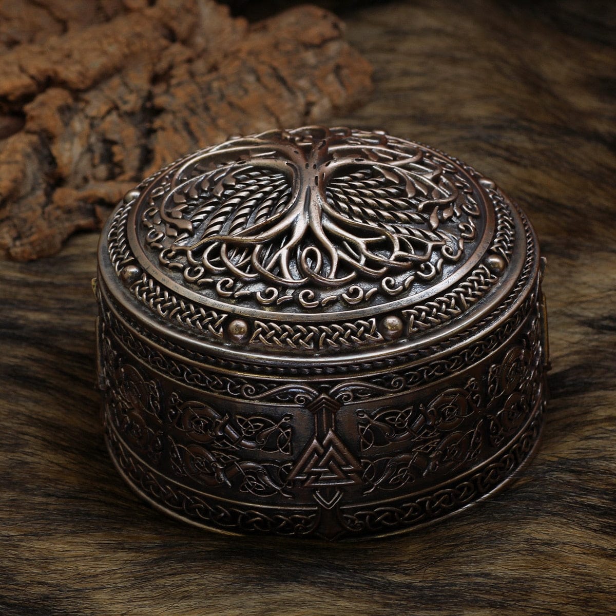 Boite à Bijoux Viking - Yggdrasil-HERITAGE VIKING