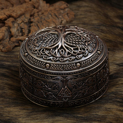 Boite à Bijoux Viking - Yggdrasil-HERITAGE VIKING