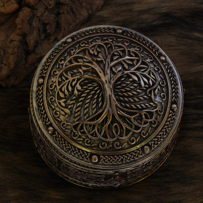 Boite à Bijoux Viking - Yggdrasil-HERITAGE VIKING