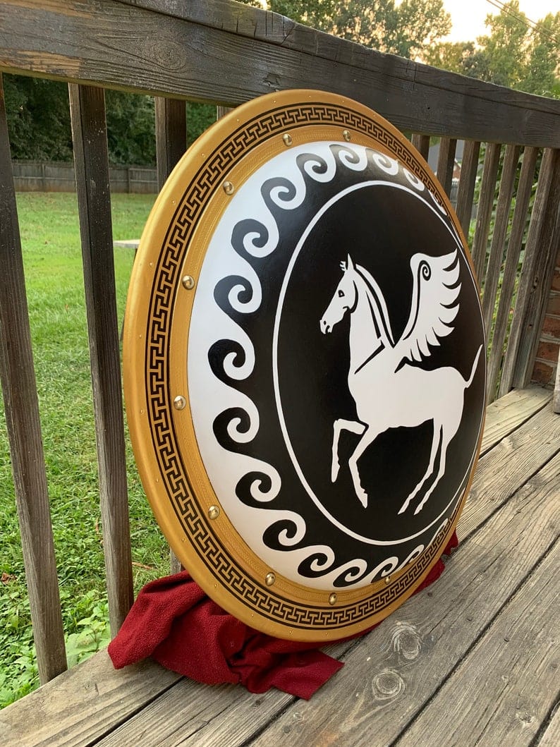 Bouclier Viking - Cheval Ailé-HERITAGE VIKING