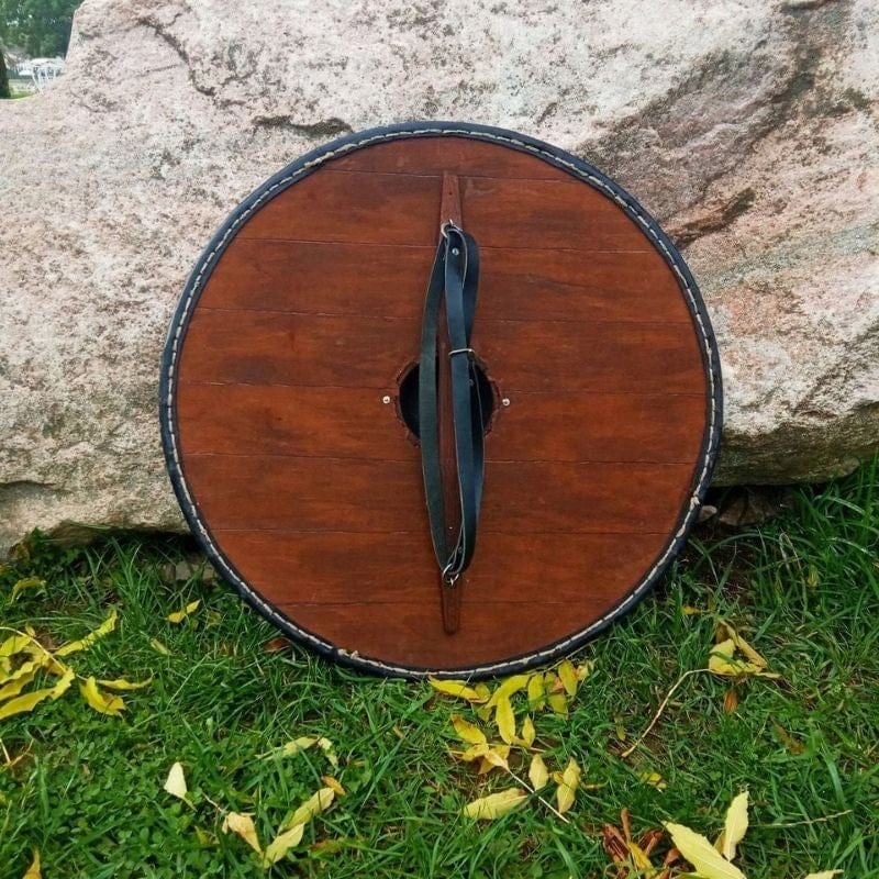 Bouclier Viking de Fenrir rouge-HERITAGE VIKING