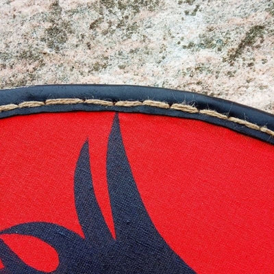 Bouclier Viking de Fenrir rouge-HERITAGE VIKING