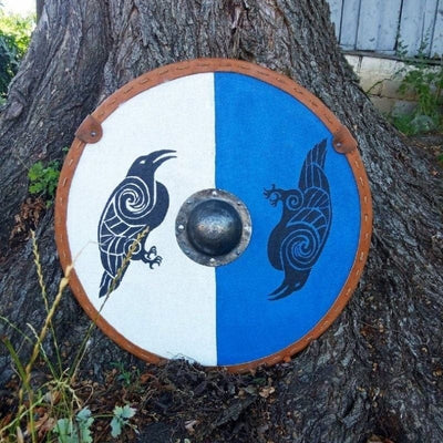 Bouclier Viking Hugin et Munin-HERITAGE VIKING