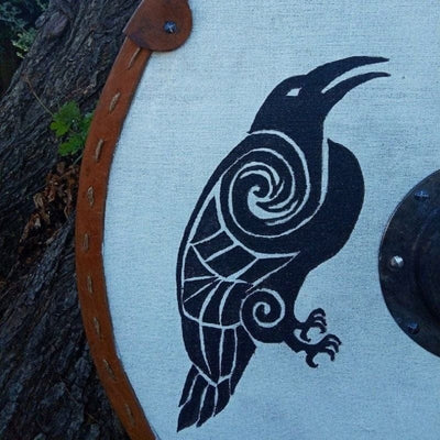 Bouclier Viking Hugin et Munin-HERITAGE VIKING