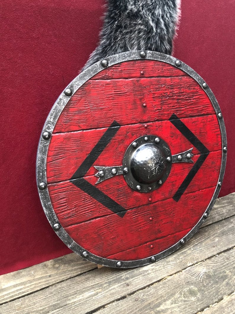 Bouclier Viking - Le Rempart de Midgard-HERITAGE VIKING