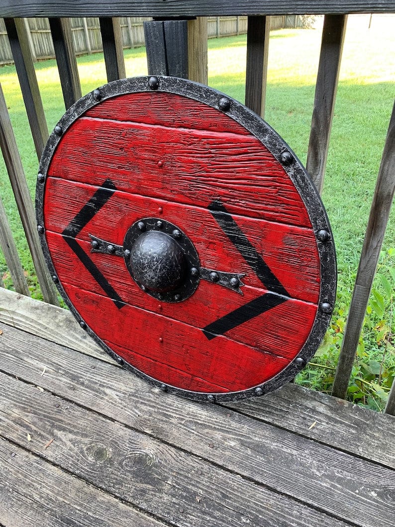 Bouclier Viking - Le Rempart de Midgard-HERITAGE VIKING