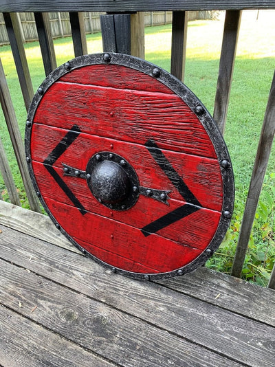Bouclier Viking - Le Rempart de Midgard-HERITAGE VIKING