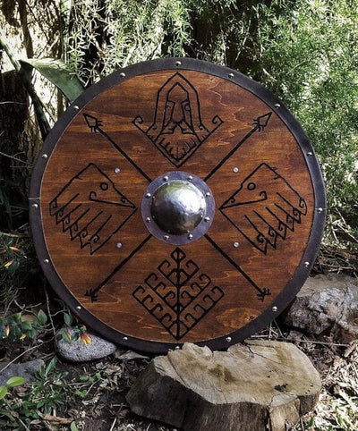 Bouclier Viking - Sentinelle Nordique-HERITAGE VIKING