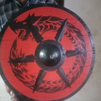 Bouclier viking symbole ouroboros-HERITAGE VIKING