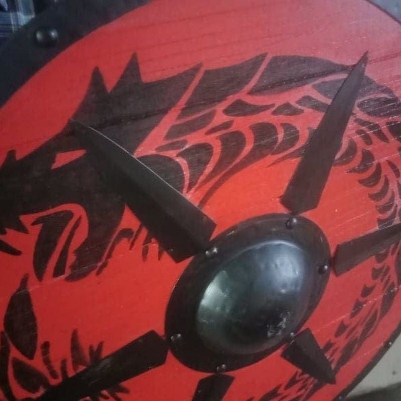 Bouclier viking symbole ouroboros-HERITAGE VIKING