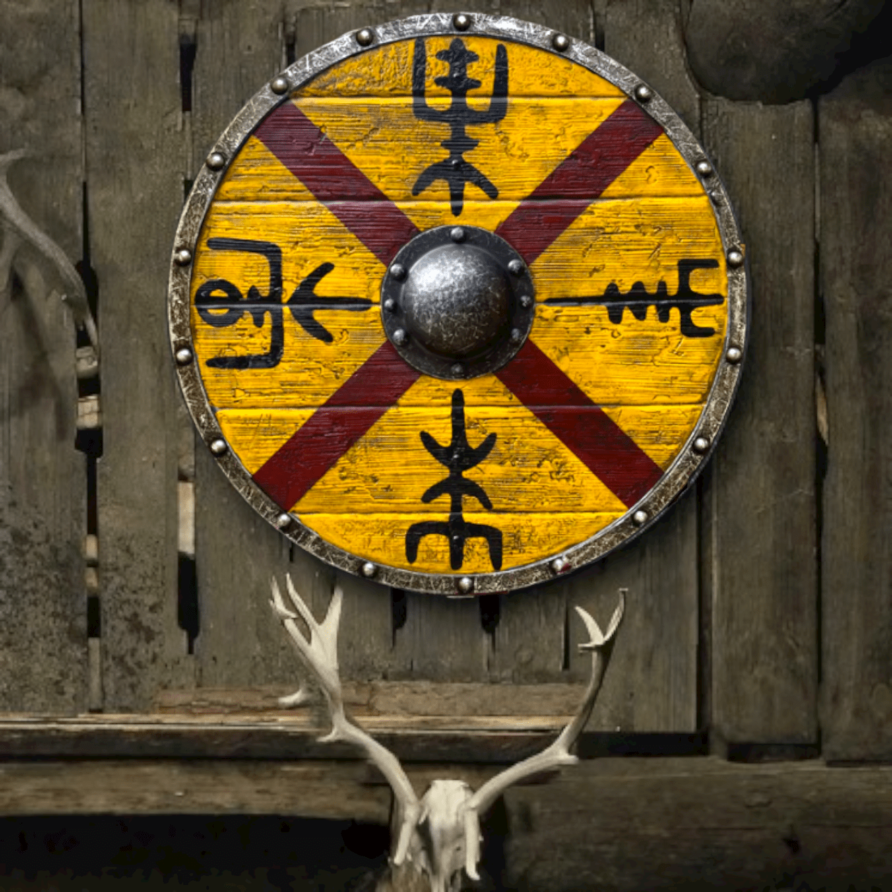 Bouclier Viking - Veilleur de l'Aube-HERITAGE VIKING