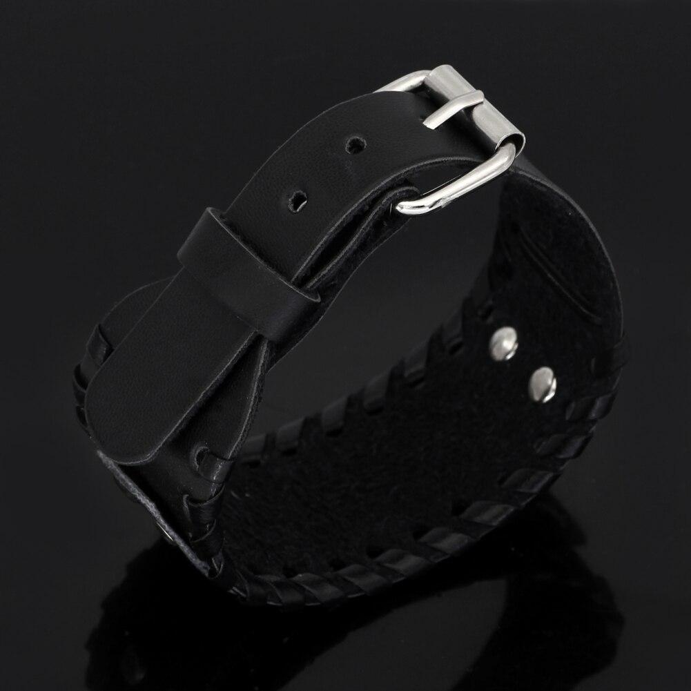 Bracelet Aegishjalmur en cuir-HERITAGE VIKING