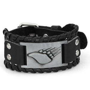 Bracelet Berserker en cuir-HERITAGE VIKING