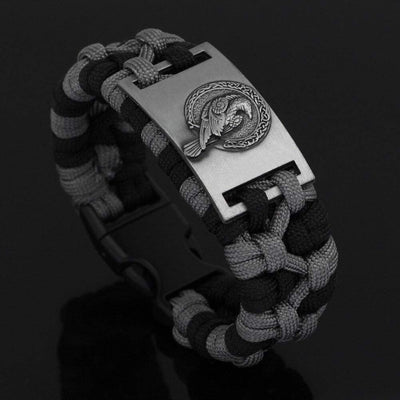 Bracelet corbeau d'Odin paracorde-HERITAGE VIKING