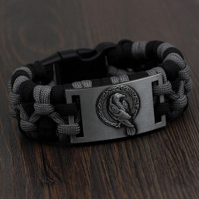 Bracelet corbeau d'Odin paracorde-HERITAGE VIKING
