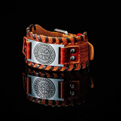 Bracelet de Viking en Cuir-HERITAGE VIKING