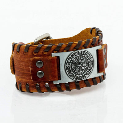 Bracelet de Viking en Cuir-HERITAGE VIKING