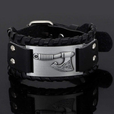 Bracelet Hache en cuir-HERITAGE VIKING