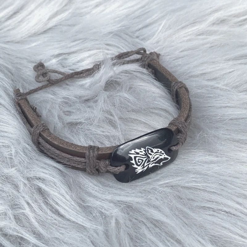 Bracelet liberté du loup-HERITAGE VIKING