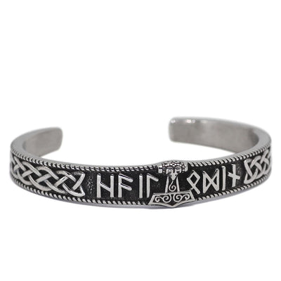 Bracelet Mjolnir porteur de runes-HERITAGE VIKING