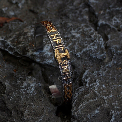 Bracelet Mjolnir porteur de runes-HERITAGE VIKING