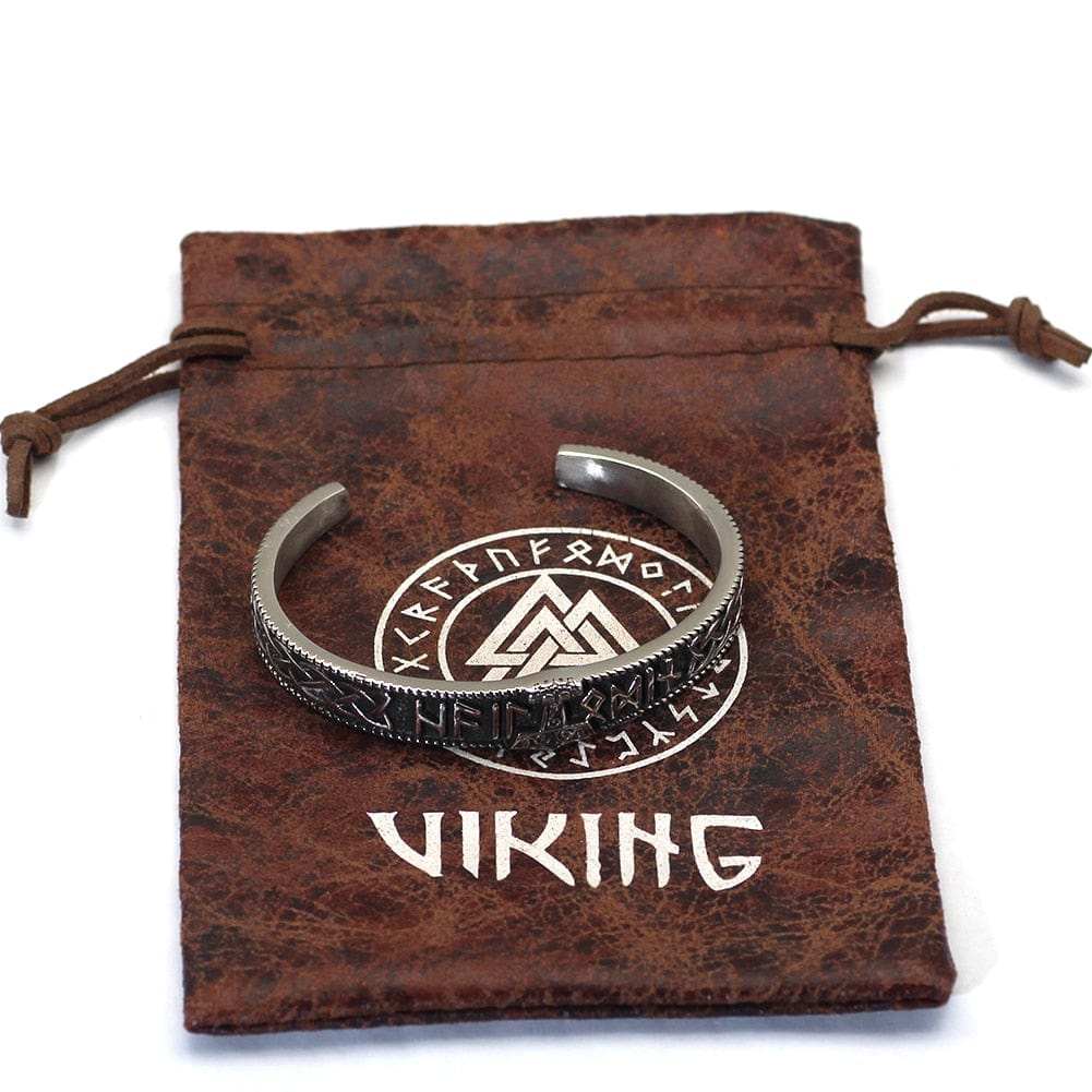 Bracelet Mjolnir porteur de runes-HERITAGE VIKING