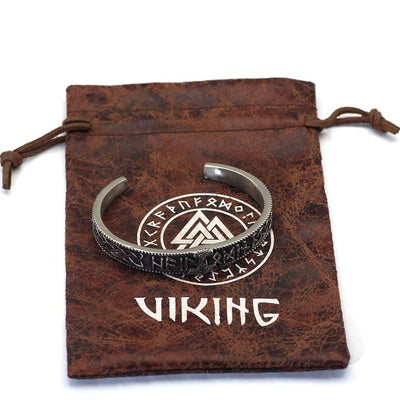 Bracelet Mjolnir porteur de runes-HERITAGE VIKING