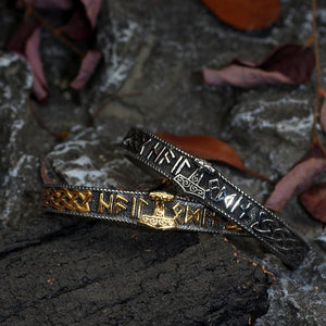 Bracelet Mjolnir porteur de runes-HERITAGE VIKING