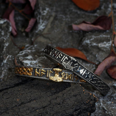 Bracelet Mjolnir porteur de runes-HERITAGE VIKING