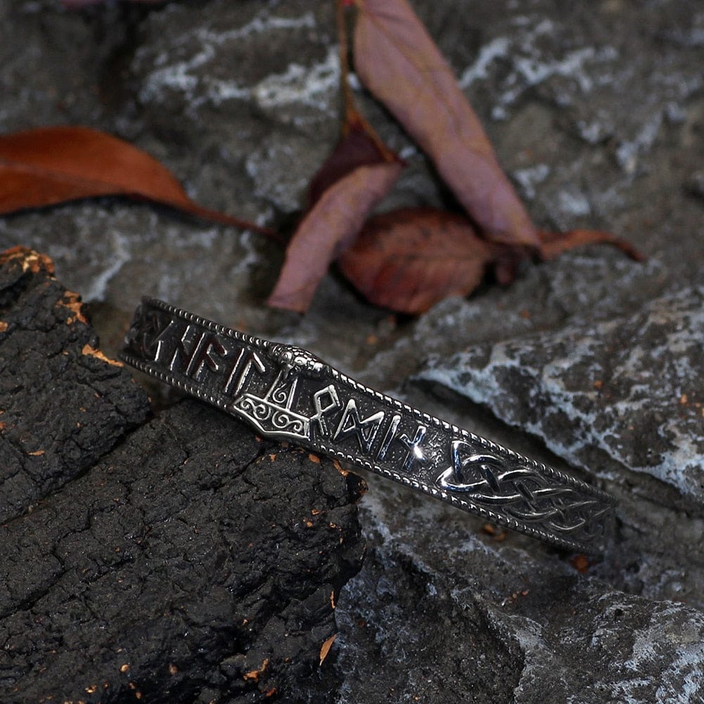 Bracelet Mjolnir porteur de runes-HERITAGE VIKING