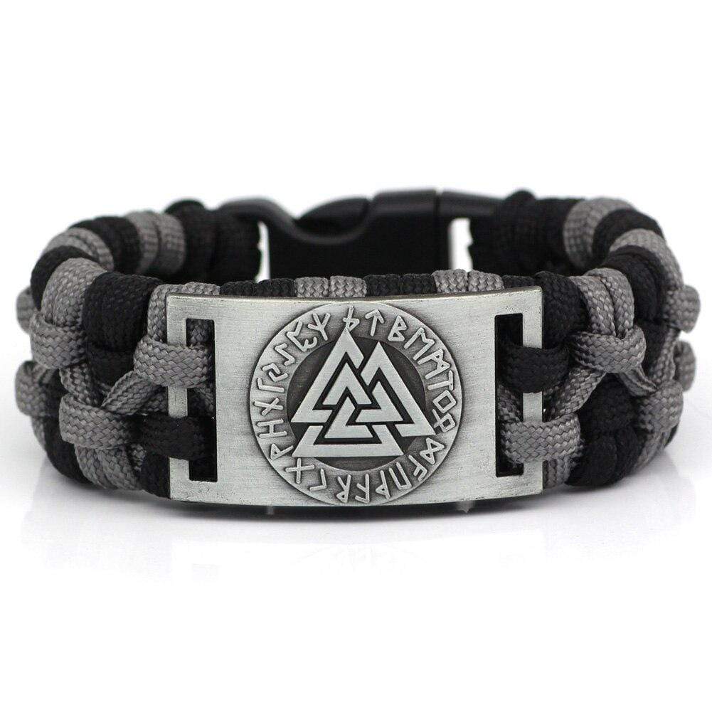 Bracelet Valknut paracorde-HERITAGE VIKING