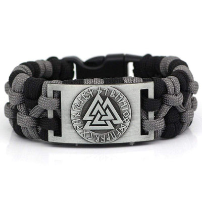 Bracelet Valknut paracorde-HERITAGE VIKING