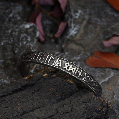 Bracelet Valknut porteur de runes-HERITAGE VIKING