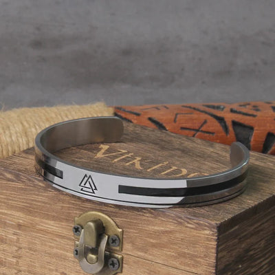 Bracelet Valknut Viking Sobre-HERITAGE VIKING