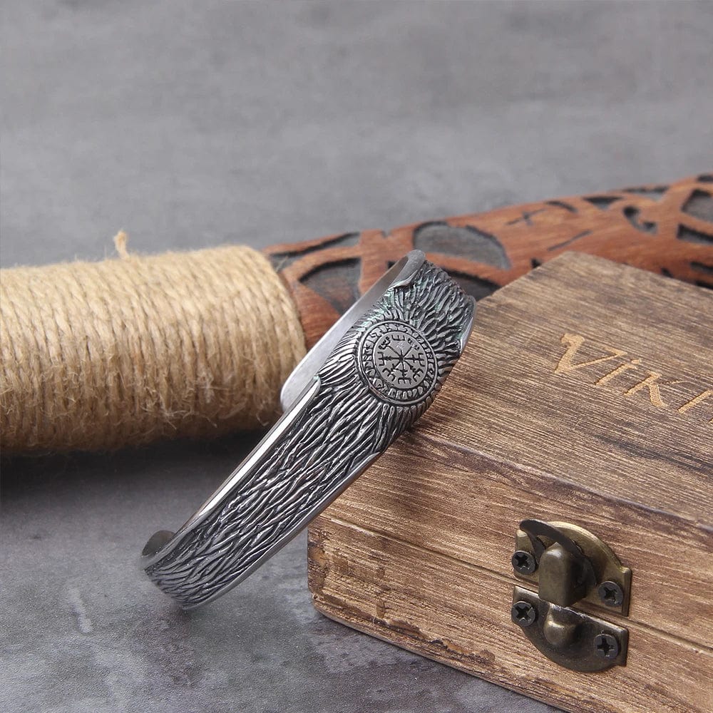 Bracelet Viking boussole Vegvisir-HERITAGE VIKING