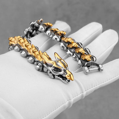 Bracelet Viking "Bracelet de l'Enlaceur de Monde"-HERITAGE VIKING