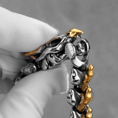 Bracelet Viking "Bracelet de l'Enlaceur de Monde"-HERITAGE VIKING