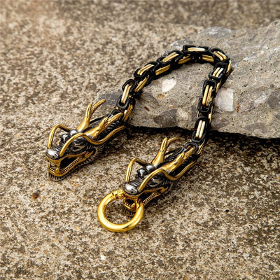 Bracelet Viking - Chaîne d'Ouroboros-HERITAGE VIKING