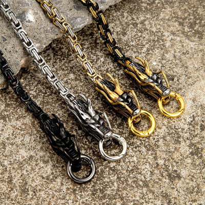 Bracelet Viking - Chaîne d'Ouroboros-HERITAGE VIKING