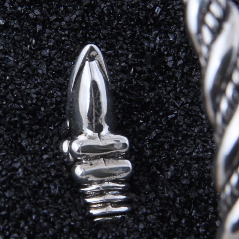 Bracelet Viking en Argent Sterling 925 - Corbeaux d'Odin-HERITAGE VIKING