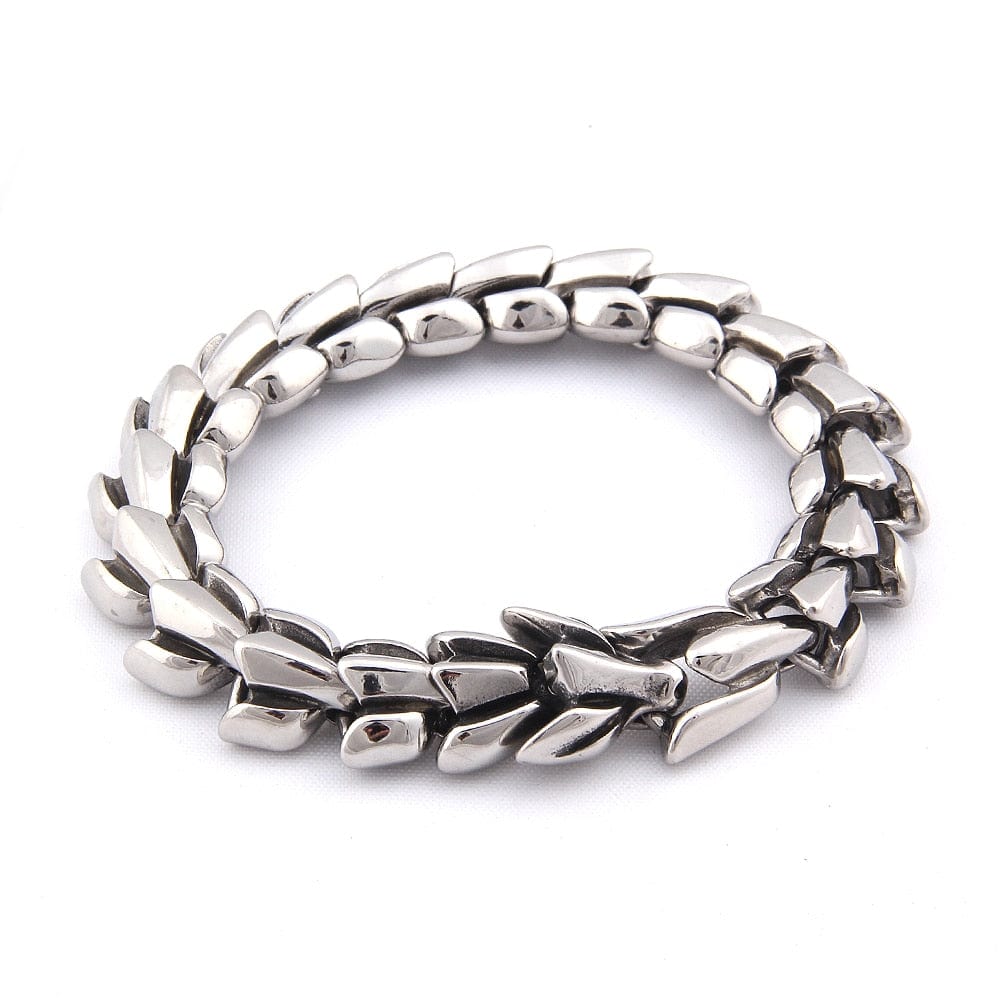 Bracelet Viking en Argent Sterling 925 - Le Splendide Ouroboros-HERITAGE VIKING